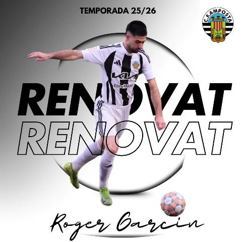 RENOVACI PRIMER EQUIP: ROGER GARCIN